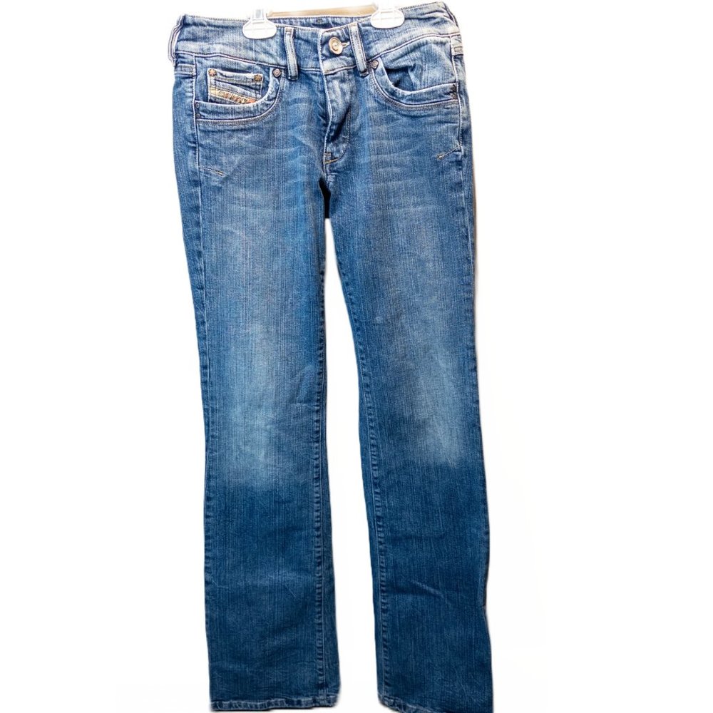 Diesel Womens Size 26 (US 2) Ronhar Jeans Boot Cut Light Wash Y2k 90s Denim